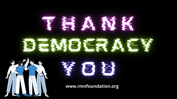 #ThankYouDemocracy - World Leaders Launch Democracy Campaign. Photo: RMN Foundation