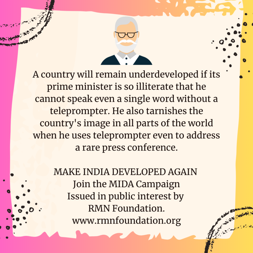 MAKE INDIA DEVELOPED AGAIN. By RMN Foundation. Click the photo for details.